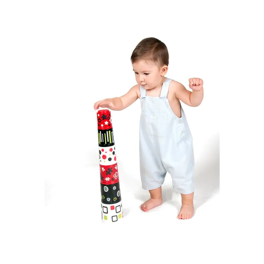 First Senses - set of 6 Stacking Cups - 9mths+