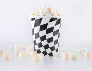 Halloween Checker Cups (x 8)