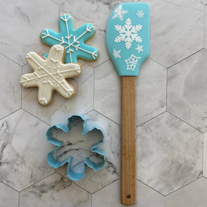 Winter Wonderland Snowflake Cookie Cutter Set with Spatula