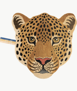 Himani Leopard Head Rug Large