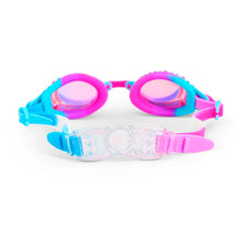 Crystal Violet Glimmering Gemstones Swim Goggles