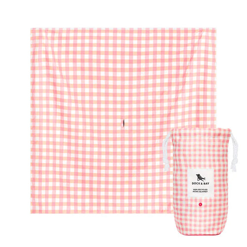 Picnic Blanket - Strawberries & Cream Large (170 x 170 cm)