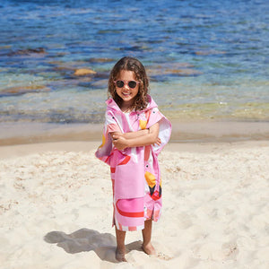 Poncho Kids Flamboyant Flamingos- Small (3 a 5 años)