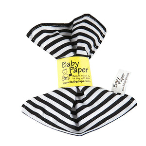 Black/White Stripe Baby Paper