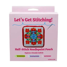 Floral  Needlepoint Bag Kit