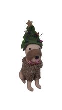 Felt Christmas Dog (4 diseños)
