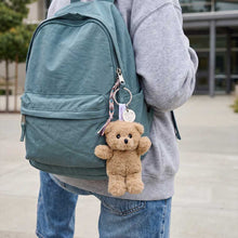 Brown Curly Bear Warmies Charm