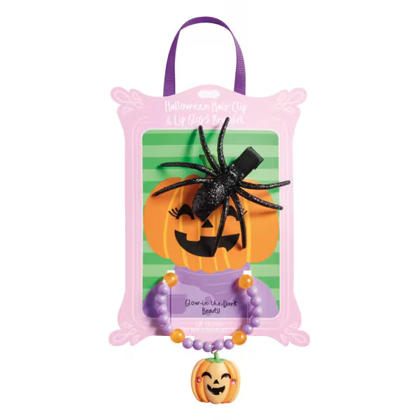 Spider Plush Clip and Jewerly Set