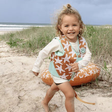 Swim Vest 3-6 Years- Seastar Brown