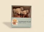 Ollie the elephant doudou and rattle gift set