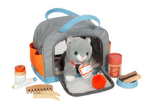 Gato con bolsa de Transporte y Kit de Cuidado