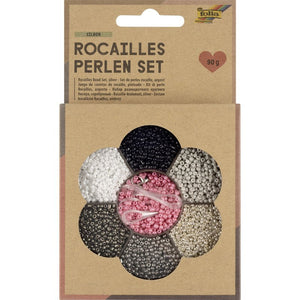 Rocailles Beads Set - Silver