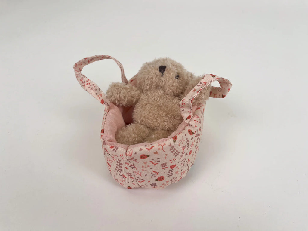 Mini Morris in a Carry Cot