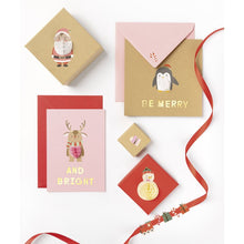 Stickers honeycombpaper Christmas