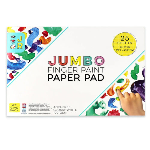 Jr Jumb Finger Paint Paper Pad