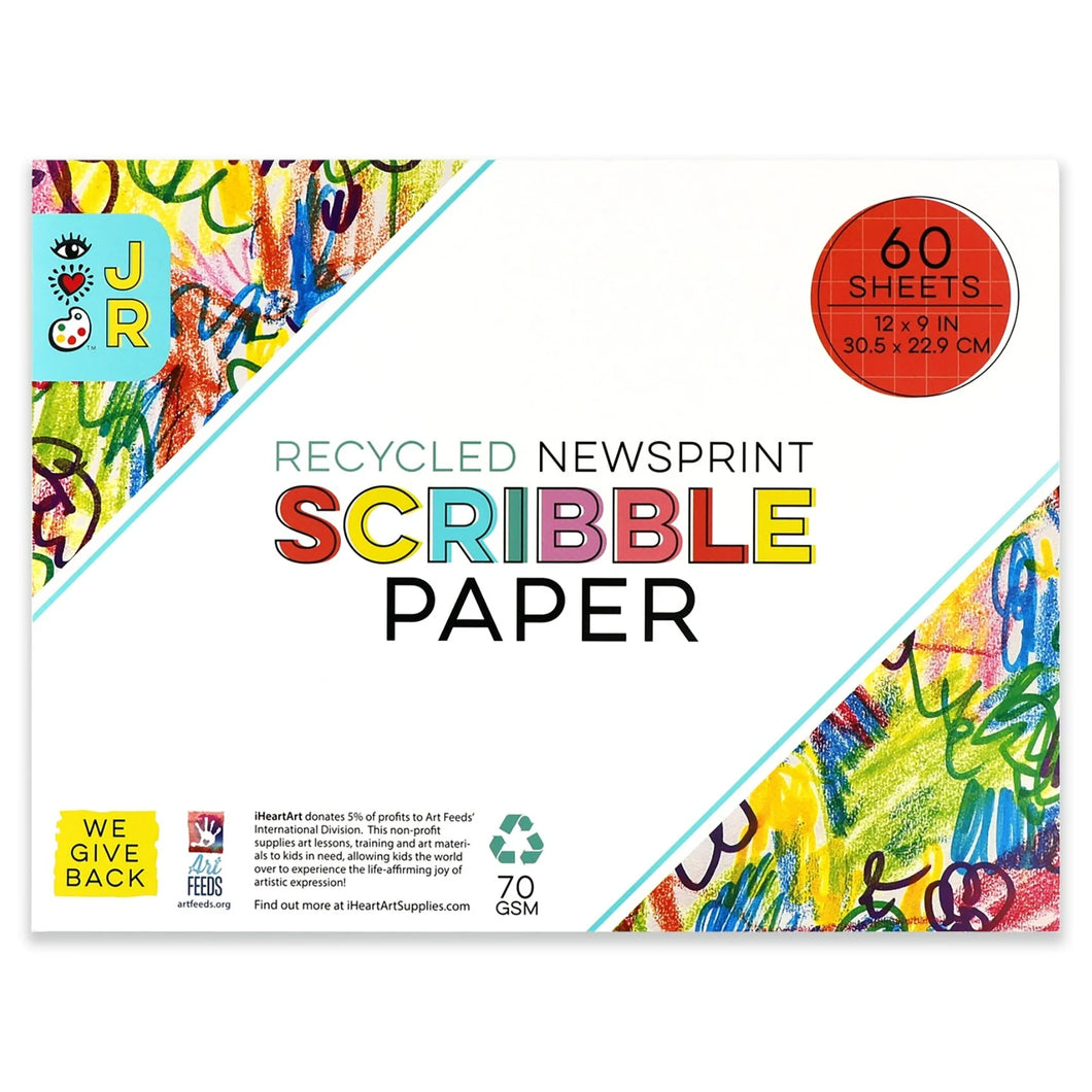 Jr Newsprint Scribble Pad