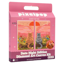Pixel Pop Sunset for Two