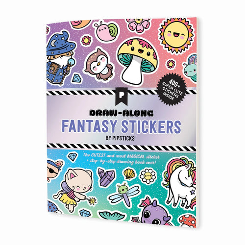 Draw-Along Fantasy Sticker Book