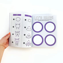 Mini Draw-Along Space Sticker Book
