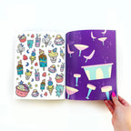 Mini Draw-Along Space Sticker Book