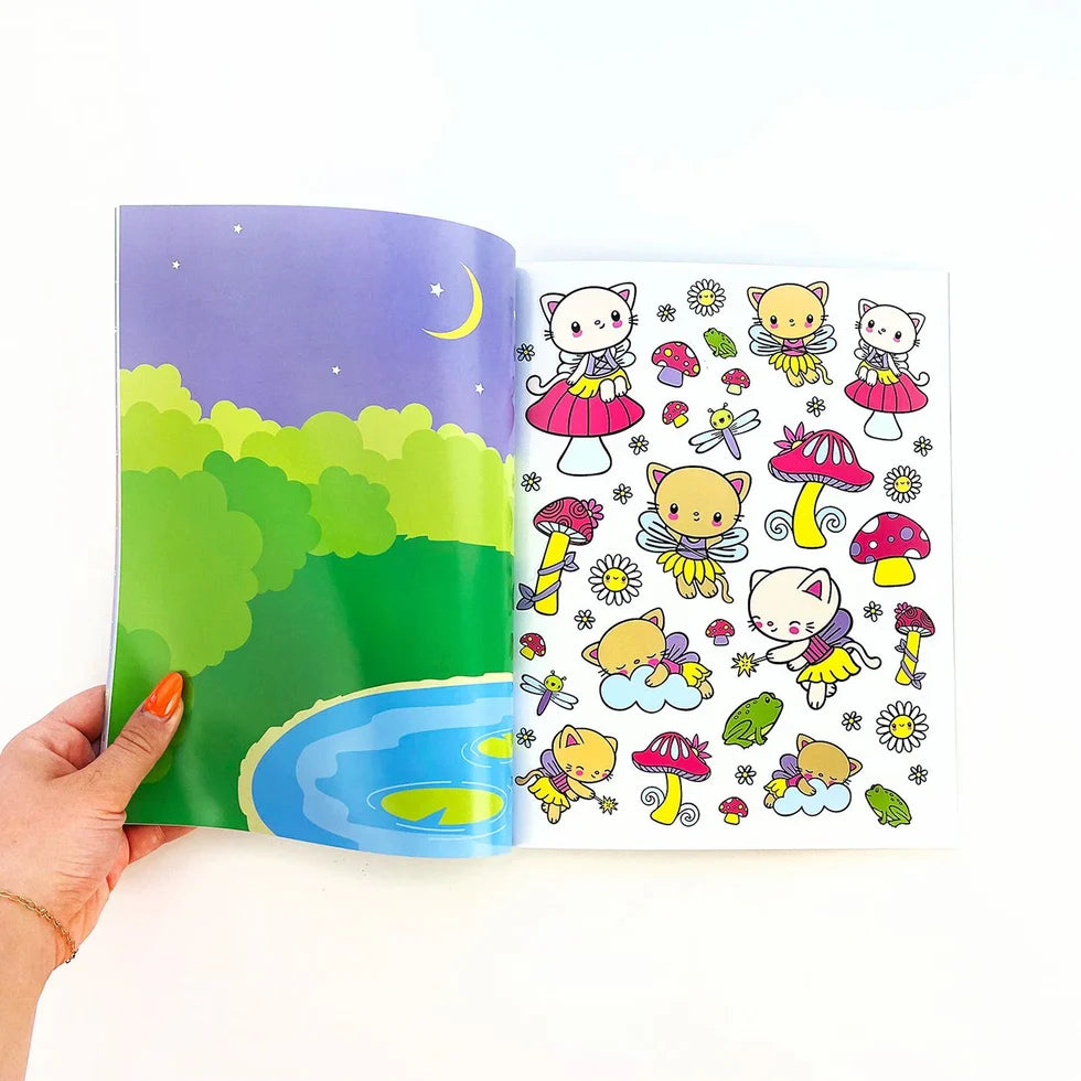 Mini Draw-Along Fantasy Sticker Book