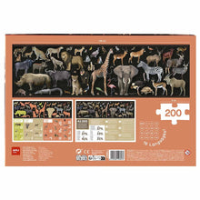 Puzle Animales amenazados Sabana