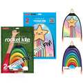 Rubber Band Rocket Kite - Shooting Star & Rainbow