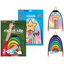Rubber Band Rocket Kite - Shooting Star & Rainbow
