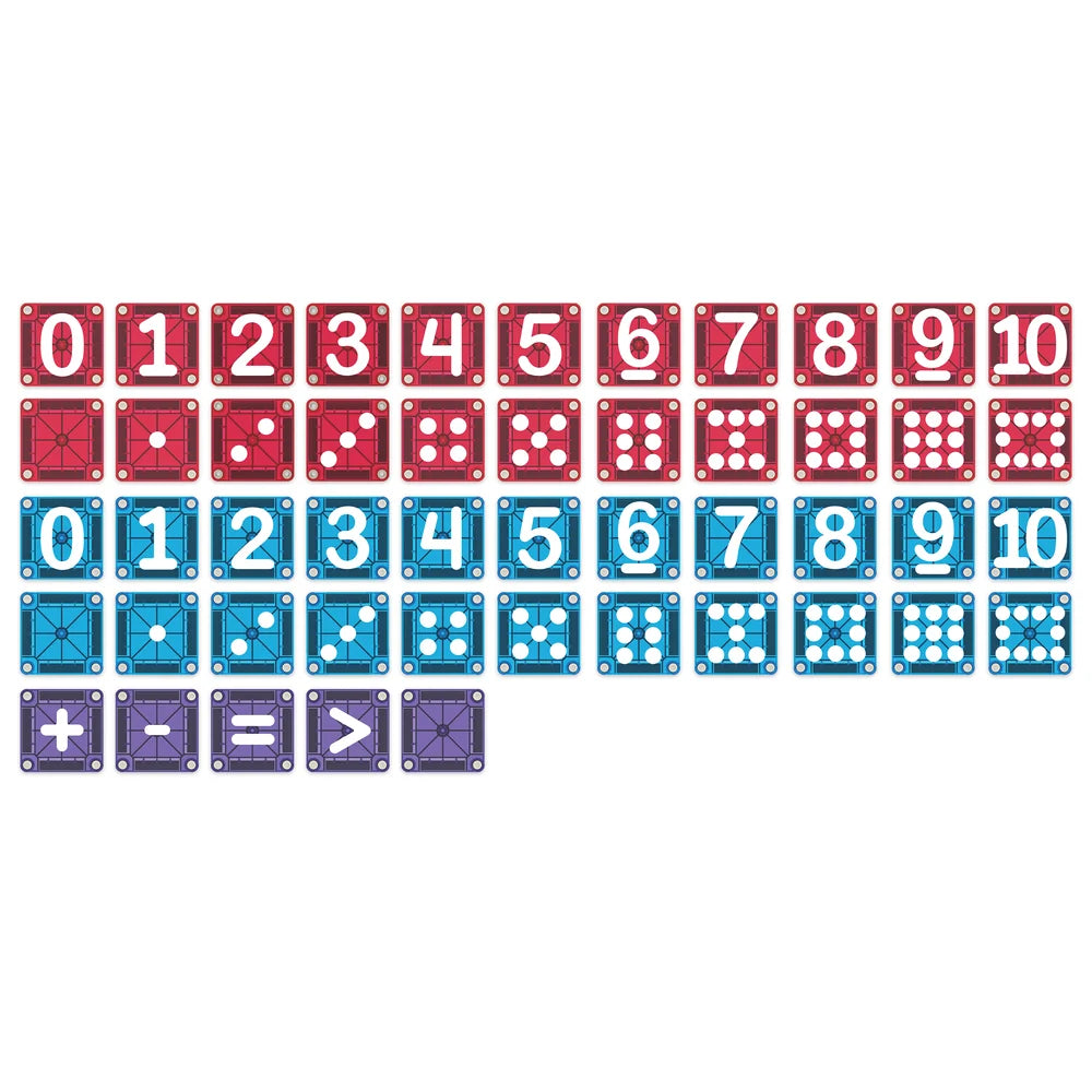 MicroMags Learn Numbers 56 Piece Set