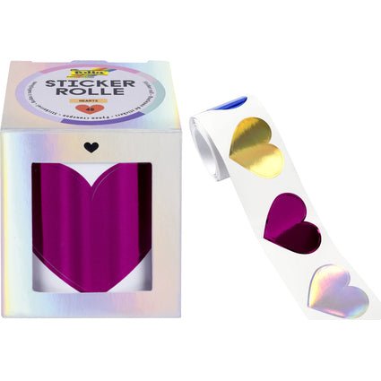 Sticker roll Hearts