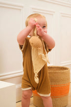 Marcel the bear doudou and rattle gift set