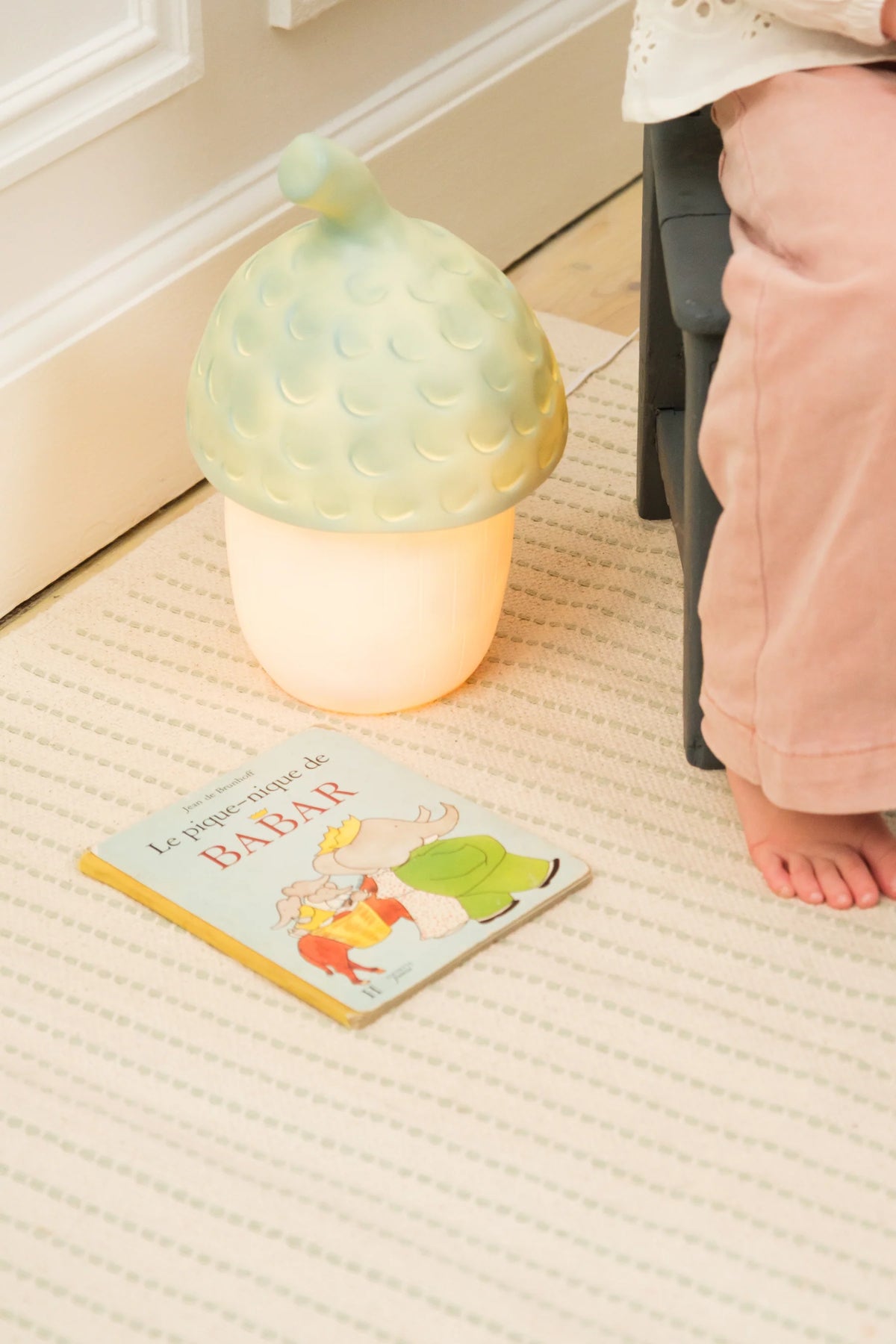 Acorn Night Lamp, Almond