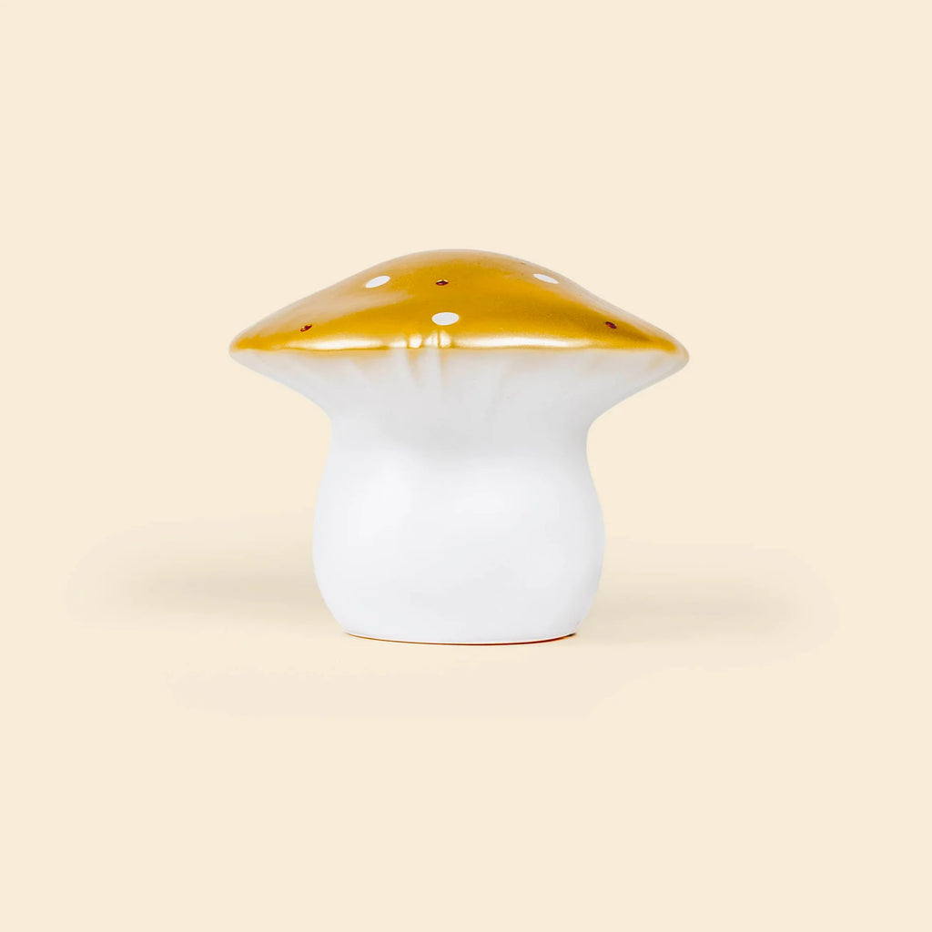 Medium Mushroom Night Lamp, Gold