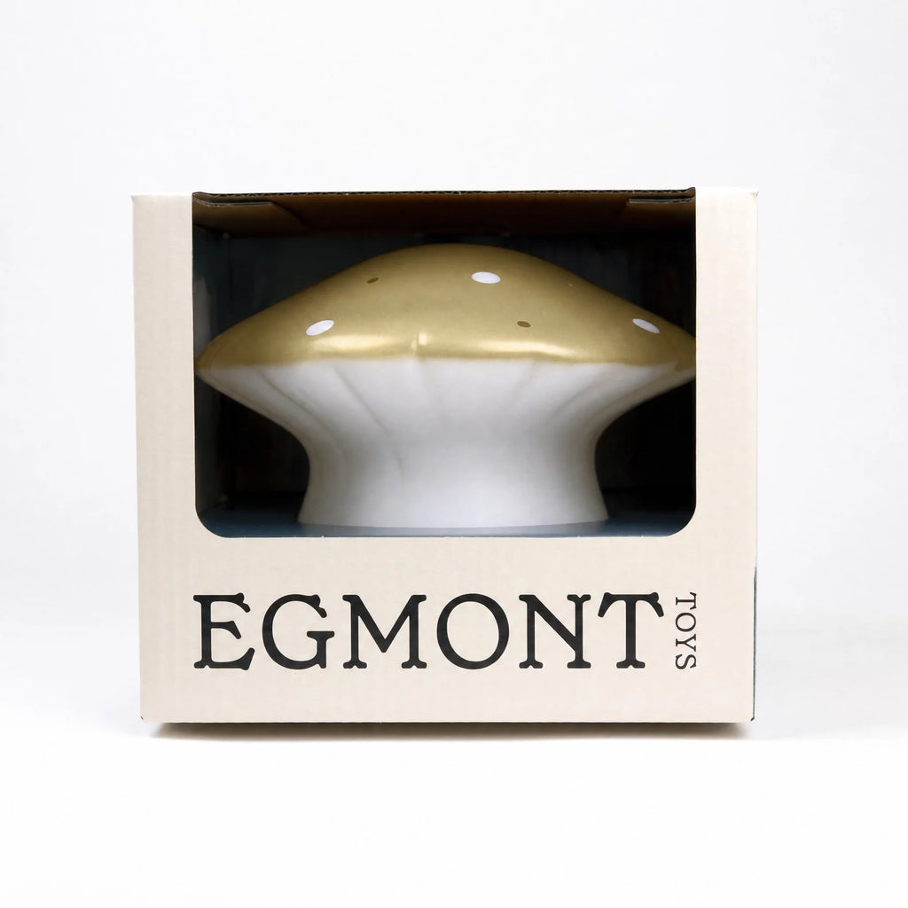 Medium Mushroom Night Lamp, Gold