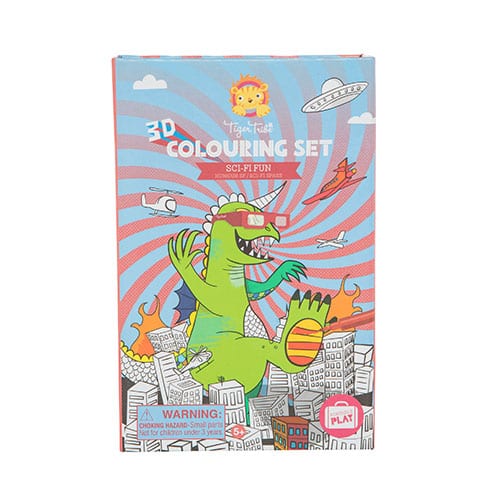 3D Colouring Set - Sci Fi Fun