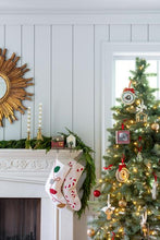 Lights Beaded Xmas Stocking