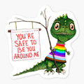 Safe - 3" Art Sticker