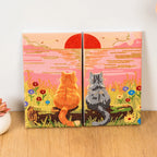 Pixel Pop Sunset for Two