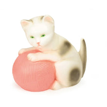 Cat with Pink Wool Night Lamp