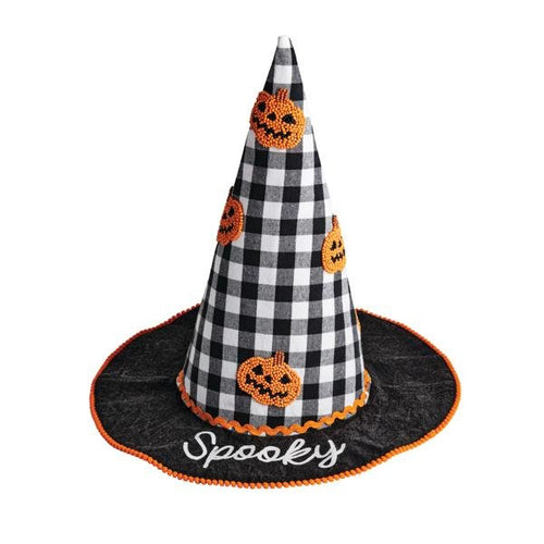 Large Beaded Witch Hat Sitter