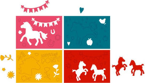 Stencil Set  Our Pony Farm