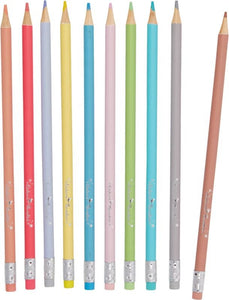 Erasable Pastel Coloured Pencils Unicorn Paradise