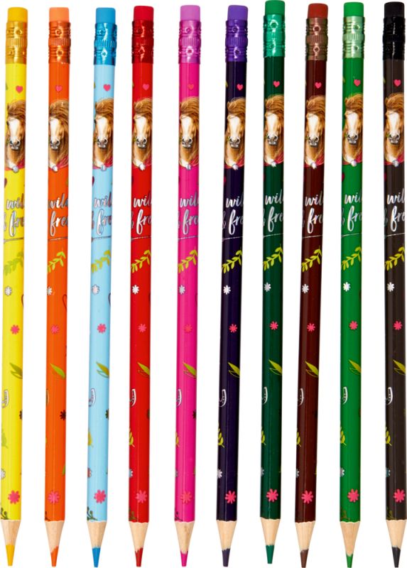 Erasable Coloured Pencils  Horse Friends