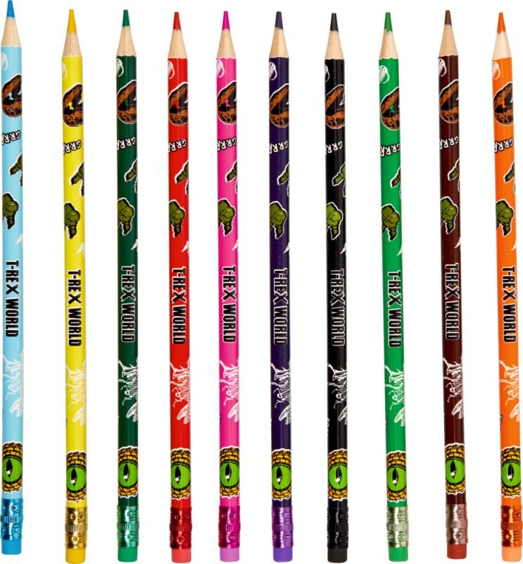 Erasable Coloured Pencils T-RexWorld