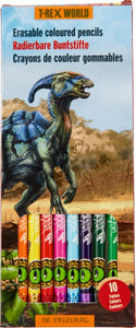 Erasable Coloured Pencils T-RexWorld