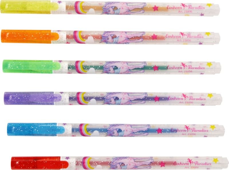 Glitter Gel Pens Unicorn Paradise
