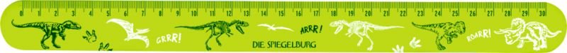 Snap Ruler T-RexWorld-Green
