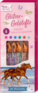 Glitter Gel pens Horse Friends