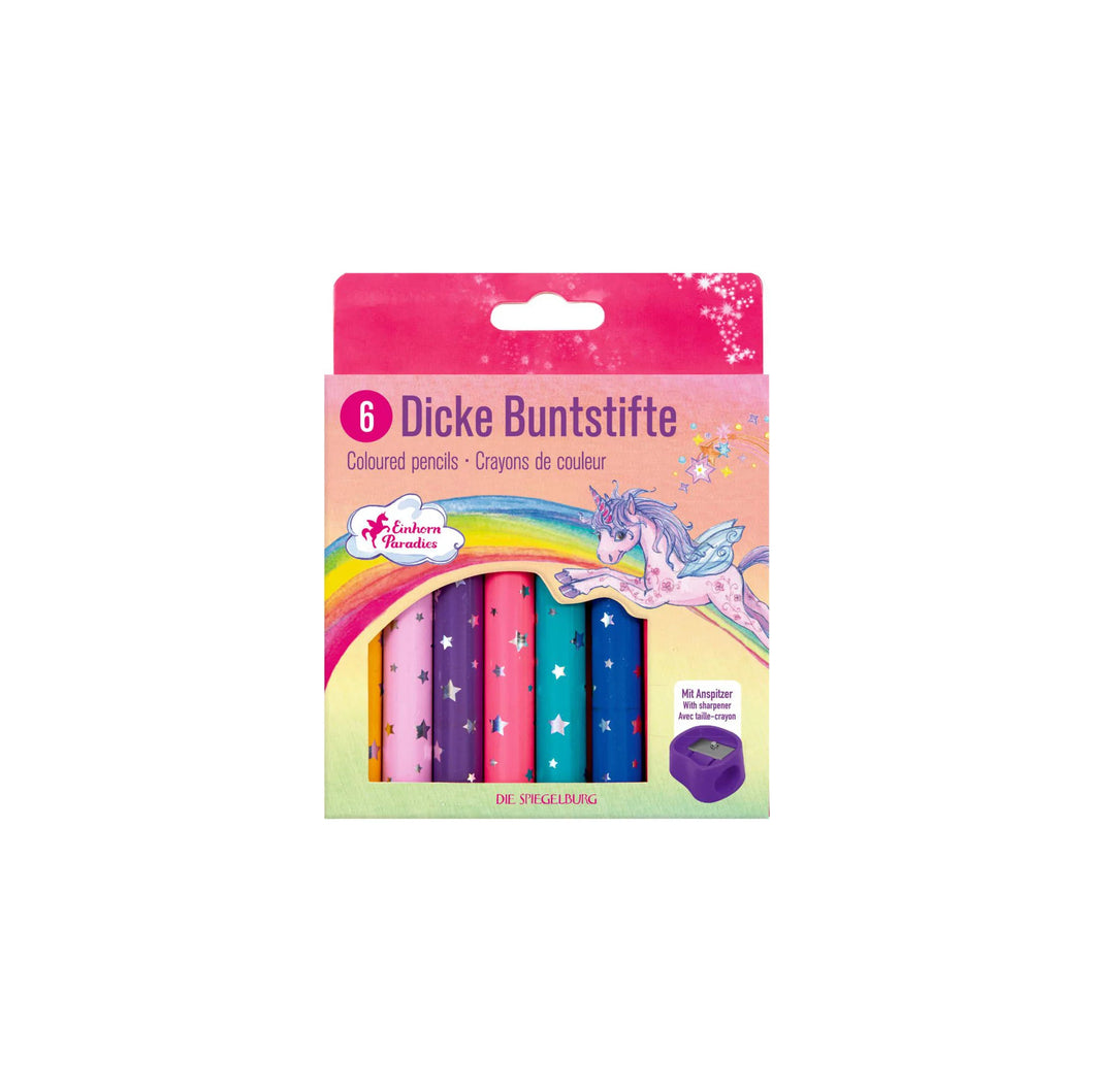 Coloured Pencils Unicorn Paradise