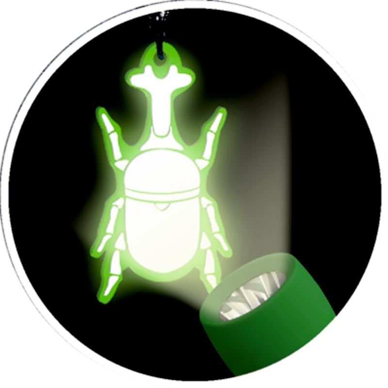 Glow in the Dard Key Chain Nature Zoom